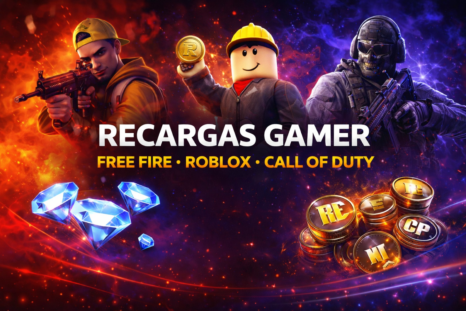 Recargas gamer ConnectTV